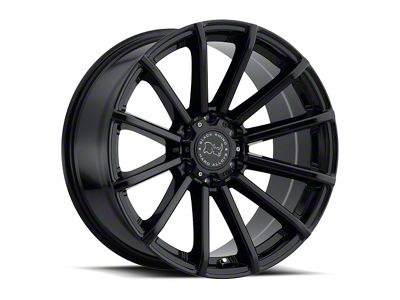 Black Rhino Rotorua Gloss Black 6-Lug Wheel; 20x9.5; 12mm Offset (99-06 Sierra 1500)