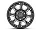 Black Rhino Sierra Gloss Black Milled 6-Lug Wheel; 17x9; -12mm Offset (99-06 Sierra 1500)