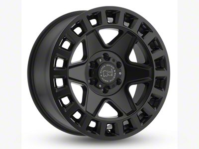 Black Rhino York Matte Black 6-Lug Wheel; 18x9; -12mm Offset (99-06 Sierra 1500)