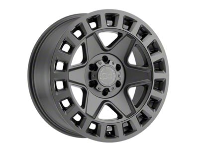 Black Rhino York Matte Gunmetal 6-Lug Wheel; 17x9; -12mm Offset (99-06 Sierra 1500)