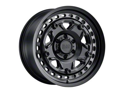 Black Rhino Grange Matte Black with Machined Tint Ring 6-Lug Wheel; 18x9; 12mm Offset (19-25 Sierra 1500)