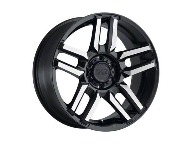 Black Rhino Mesa Matte Black Machined 5-Lug Wheel; 20x9; 2mm Offset (02-08 RAM 1500, Excluding Mega Cab)