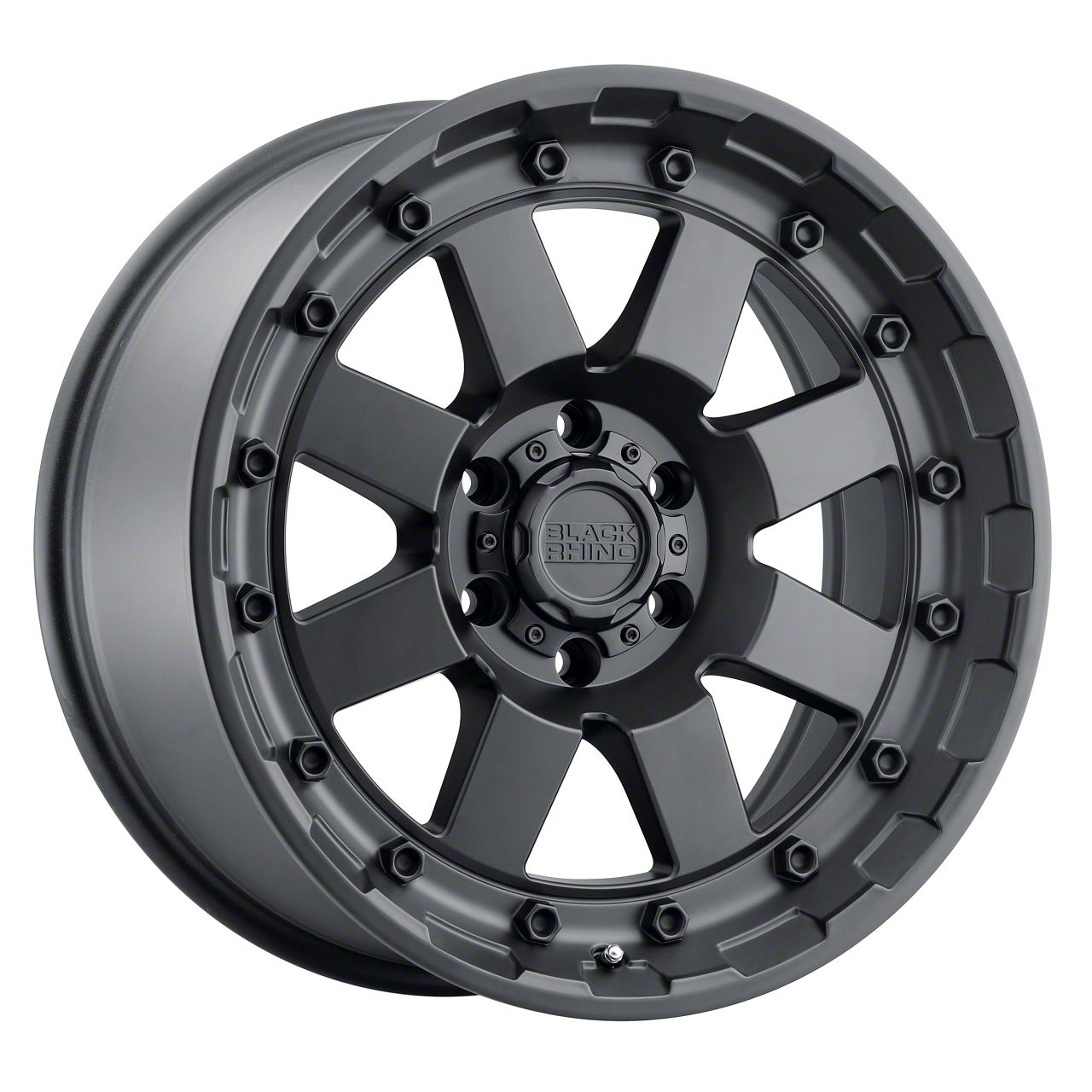 Black Rhino Cleghorn Matte Black 6-Lug Wheel; 20×9; 12mm Offset (04-08 F-150)