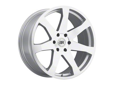 Black Rhino Mozambique Silver 6-Lug Wheel; 18x8.5; 0mm Offset (07-13 Sierra 1500)