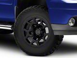 Black Rhino Overland Matte Black 6-Lug Wheel; 17x9.5; -18mm Offset (07-13 Sierra 1500)