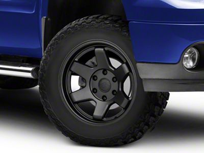 Black Rhino Roku Gunblack 6-Lug Wheel; 18x9.5; -18mm Offset (07-13 Sierra 1500)