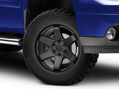 Black Rhino Roku Gunblack 6-Lug Wheel; 20x9.5; 12mm Offset (07-13 Sierra 1500)