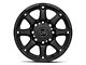 Black Rhino Glamis Matte Black 8-Lug Wheel; 17x9; -12mm Offset (11-16 F-350 Super Duty SRW)