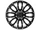 Black Rhino Pinatubo Gloss Black Milled 8-Lug Wheel; 22x12; -44mm Offset (11-16 F-350 Super Duty SRW)