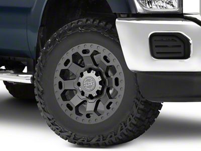 Black Rhino Warlord Matte Gunmetal 8-Lug Wheel; 18x9; 12mm Offset (11-16 F-250 Super Duty)