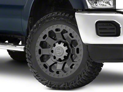 Black Rhino Warlord Matte Gunmetal 8-Lug Wheel; 20x9; 12mm Offset (11-16 F-250 Super Duty)