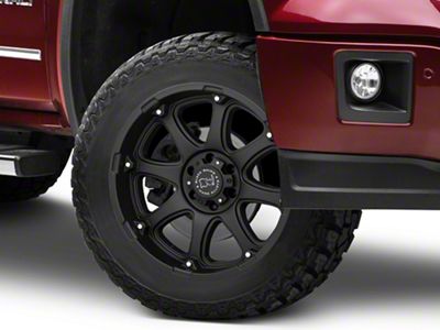 Black Rhino Glamis Matte Black 6-Lug Wheel; 20x9; -12mm Offset (14-18 Sierra 1500)