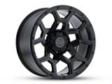 Black Rhino Overland Matte Black 6-Lug Wheel; 17x9.5; -18mm Offset (14-18 Sierra 1500)