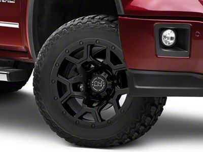 Black Rhino Overland Matte Black 6-Lug Wheel; 20x9.5; 6mm Offset (14-18 Sierra 1500)