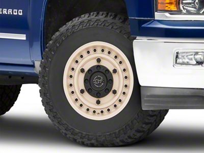 Black Rhino Armory Desert Sand 6-Lug Wheel; 17x9.5; 6mm Offset (14-18 Silverado 1500)