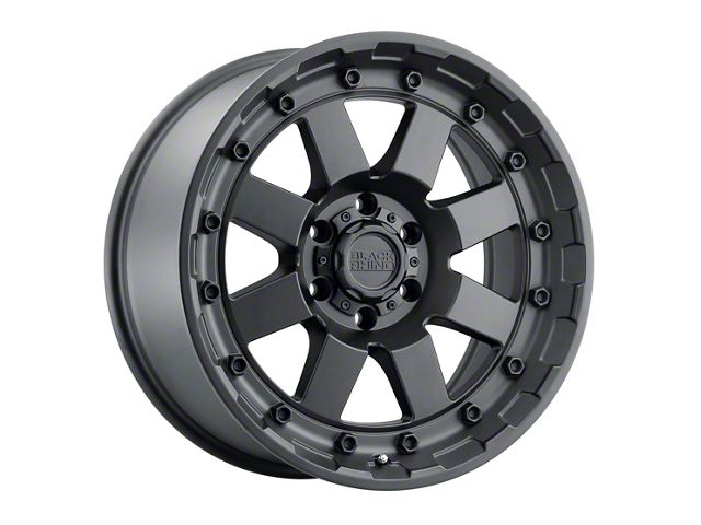 Black Rhino Cleghorn Matte Black 6-Lug Wheel; 20x9; -18mm Offset (14-18 Silverado 1500)
