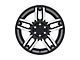Black Rhino Mesa Matte Black Machined 6-Lug Wheel; 20x9; 12mm Offset (14-18 Silverado 1500)