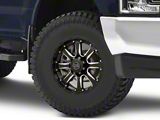 Black Rhino Sierra Gloss Black Milled 8-Lug Wheel; 17x9; 12mm Offset (17-22 F-350 Super Duty SRW)