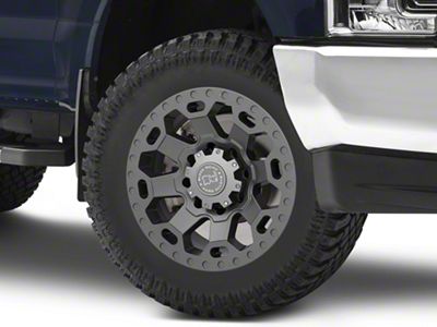 Black Rhino Warlord Matte Gunmetal 8-Lug Wheel; 20x9; 12mm Offset (17-22 F-350 Super Duty SRW)