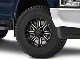 Black Rhino Sierra Gloss Black Milled 8-Lug Wheel; 18x9; 12mm Offset (17-22 F-250 Super Duty)