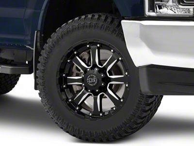 Black Rhino Sierra Gloss Black Milled 8-Lug Wheel; 20x10; -23mm Offset (17-22 F-250 Super Duty)