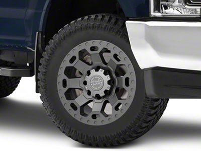 Black Rhino Warlord Matte Gunmetal 8-Lug Wheel; 20x9; 12mm Offset (17-22 F-250 Super Duty)