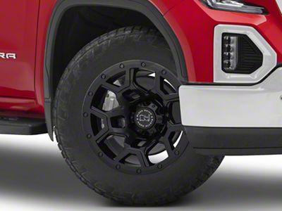 Black Rhino Overland Matte Black 6-Lug Wheel; 20x9.5; 6mm Offset (19-25 Sierra 1500)
