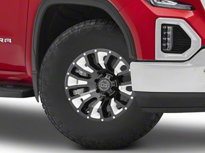Black Rhino Pinatubo Gloss Black Milled 6-Lug Wheel; 17x9.5; -18mm Offset (19-25 Sierra 1500)