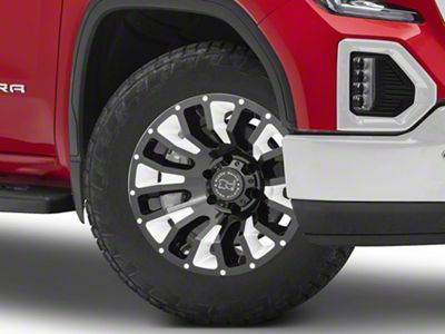 Black Rhino Pinatubo Gloss Black Milled 6-Lug Wheel; 20x9.5; -18mm Offset (19-25 Sierra 1500)