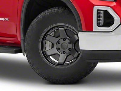 Black Rhino Roku Gunblack 6-Lug Wheel; 18x9.5; -18mm Offset (19-25 Sierra 1500)