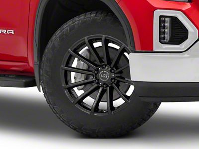 Black Rhino Rotorua Gloss Black 6-Lug Wheel; 20x9.5; 12mm Offset (19-25 Sierra 1500)