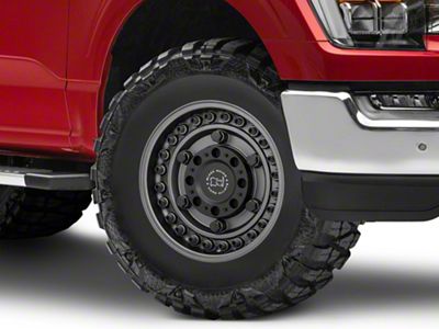 Black Rhino Armory Gunblack 6-Lug Wheel; 17x9.5; 6mm Offset (21-24 F-150)