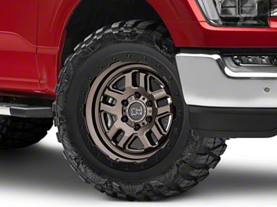 Black Rhino Barstow Matte Bronze with Matte Black Lip 6-Lug Wheel; 20x9.5; 12mm Offset (21-25 F-150)