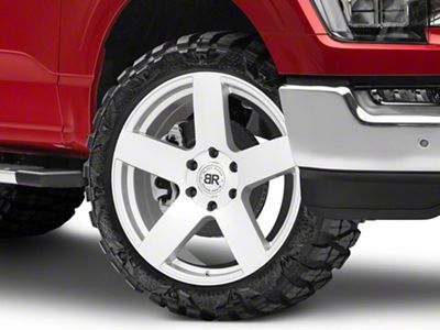 Black Rhino Everest Silver 6-Lug Wheel; 22x9.5; 30mm Offset (21-25 F-150)