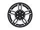 Black Rhino Mesa Matte Black Machined 6-Lug Wheel; 20x9; 12mm Offset (21-24 F-150)