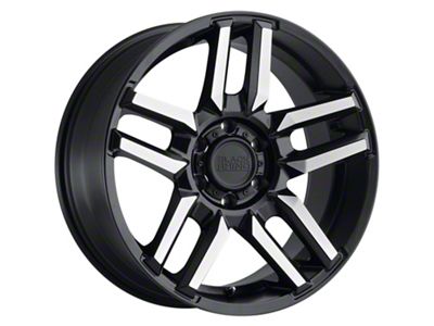 Black Rhino Mesa Matte Black Machined 6-Lug Wheel; 20x9; 12mm Offset (21-25 F-150)