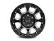Black Rhino Sierra Gloss Black Milled 6-Lug Wheel; 17x9; 12mm Offset (21-24 F-150)