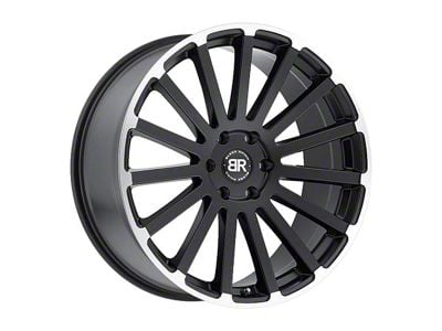 Black Rhino Spear Matte Black Machined 6-Lug Wheel; 22x9.5; 30mm Offset (21-25 F-150)