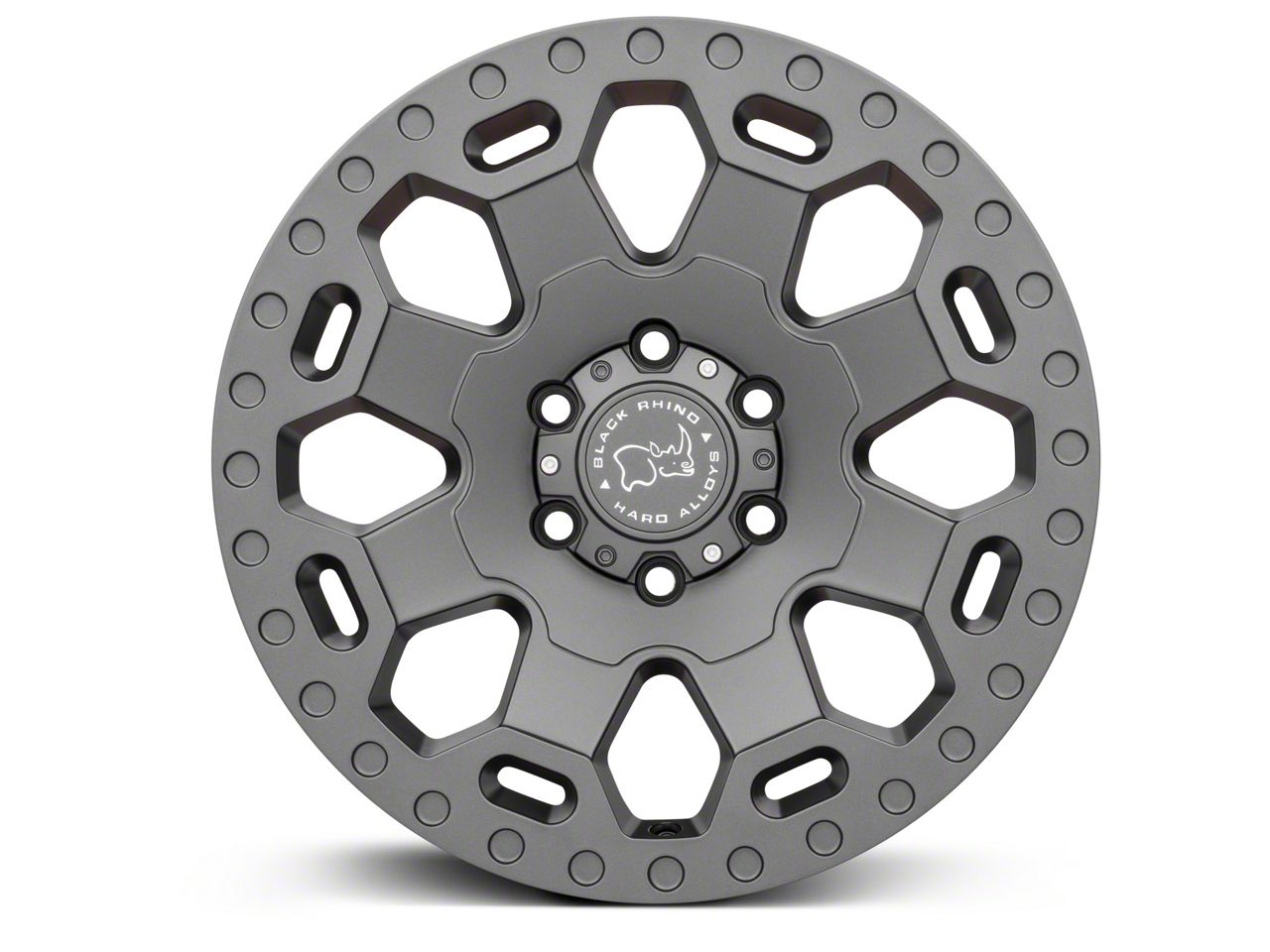 Black Rhino F-150 Warlord Matte Gunmetal 6-Lug Wheel; 18x9 Black Rhino F-150 Warlord Matte Gunmetal 6-Lug Wheel; 18x9