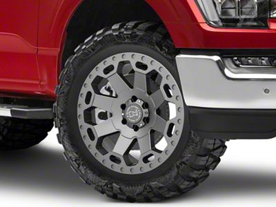 Black Rhino Warlord Matte Gunmetal 6-Lug Wheel; 20x9; 12mm Offset (21-25 F-150)