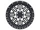 Black Rhino Alamo Gloss Black Machined 8-Lug Wheel; 20x9; -18mm Offset (23-24 F-250 Super Duty)