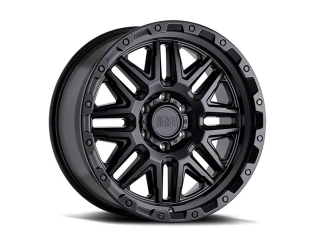 Black Rhino Alamo Matte Black 8-Lug Wheel; 20x9; -18mm Offset (23-24 F-250 Super Duty)