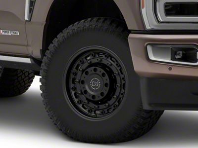 Black Rhino Arsenal Textured Matte Black 8-Lug Wheel; 17x9.5; 12mm Offset (23-24 F-250 Super Duty)