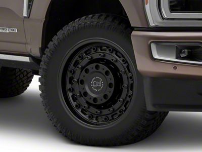 Black Rhino Arsenal Textured Matte Black 8-Lug Wheel; 20x9.5; 12mm Offset (23-25 F-250 Super Duty)
