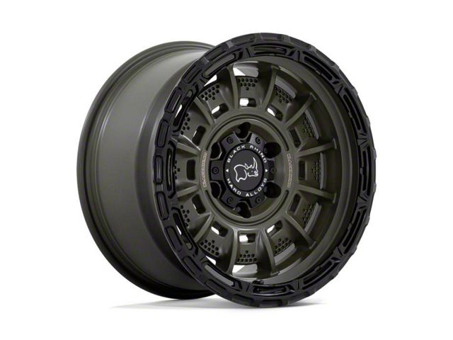 Black Rhino Legion Olive Drab Green with Black Lip 8-Lug Wheel; 20x10; -18mm Offset (23-24 F-250 Super Duty)