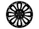 Black Rhino Pinatubo Gloss Black Milled 8-Lug Wheel; 18x9.5; -18mm Offset (23-24 F-250 Super Duty)