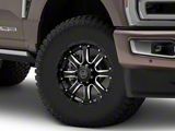 Black Rhino Sierra Gloss Black Milled 8-Lug Wheel; 17x9; 12mm Offset (23-25 F-250 Super Duty)