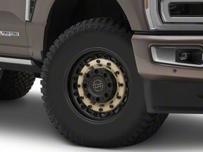 Black Rhino Arsenal Sand on Black 8-Lug Wheel; 17x9.5; -18mm Offset (23-25 F-350 Super Duty SRW)