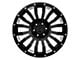 Black Rhino Pinatubo Gloss Black Milled 8-Lug Wheel; 18x9.5; -18mm Offset (23-24 F-350 Super Duty SRW)