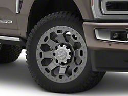 Black Rhino Warlord Matte Gunmetal 8-Lug Wheel; 20x9; 12mm Offset (23-26 F-350 Super Duty SRW)